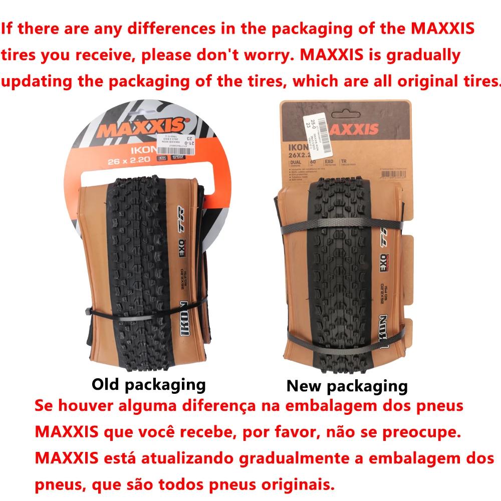 2 pièces MAXXIS IKON pneu de VTT d'origine 26 29 pliant Anti-crevaison Tubeless XC pneu de vélo tout