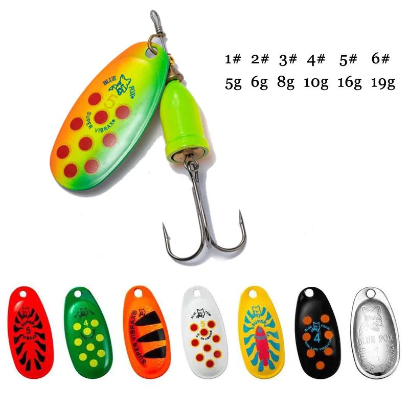 Nouveau leurre de pêche en métal FT 1 # -6 # 5g 6g 8g 10g 16g 19g Spinner appât haute qualité appâ