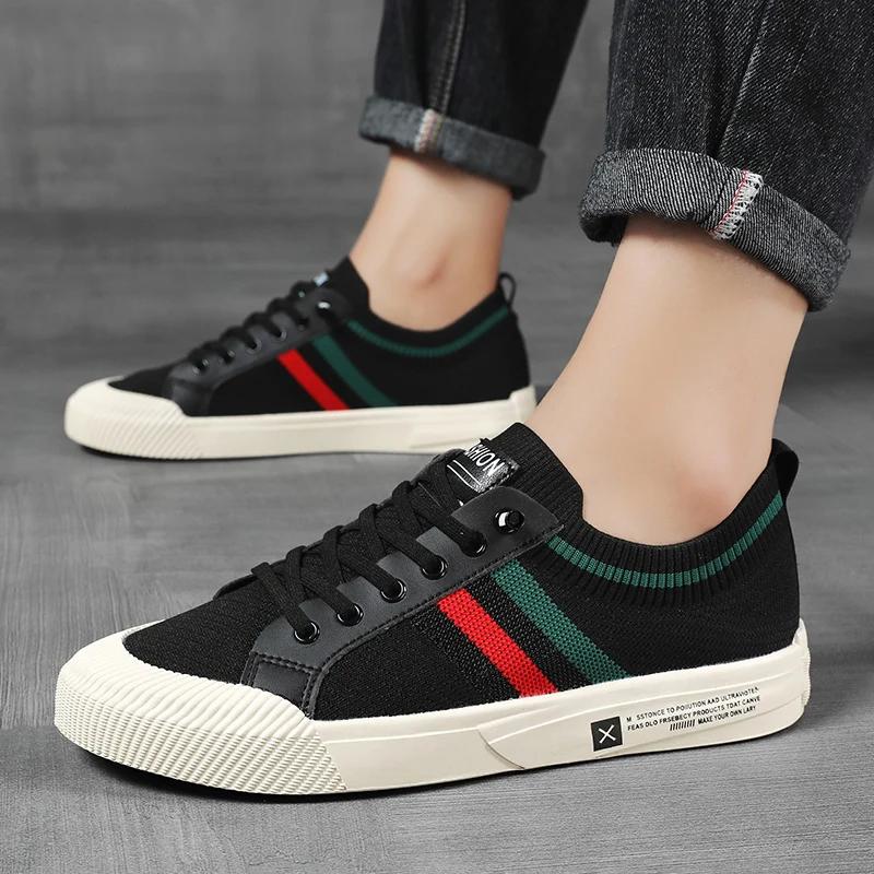 Chaussures d'entraînement d'intérieur confortables et respirantes pour hommes, baskets souples et lé