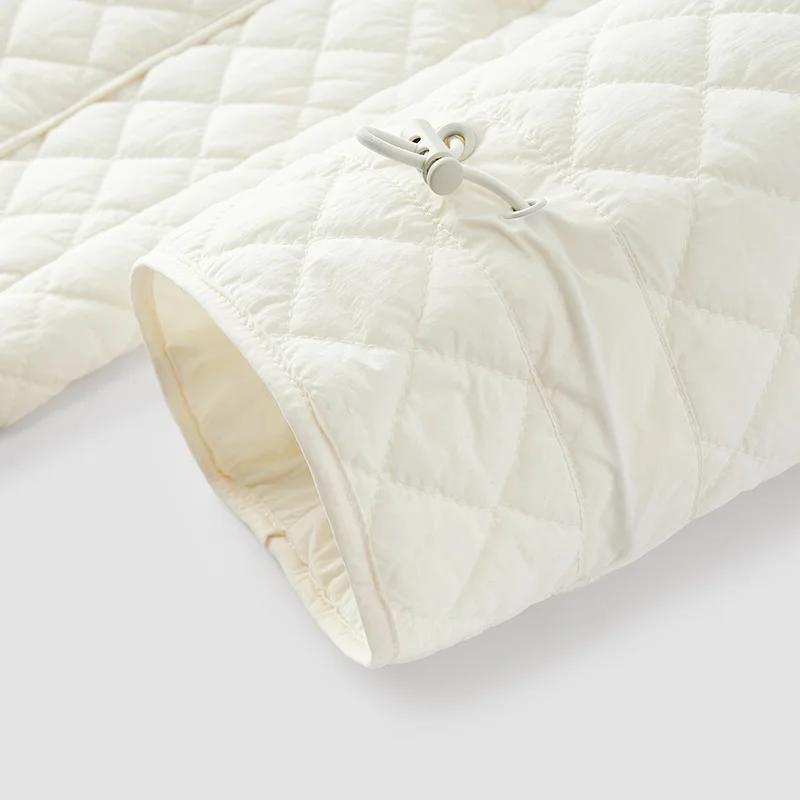 Semir manteaux femmes rembourré texturé diamant couche intérieure ample décontracté 2025 hiver cordo