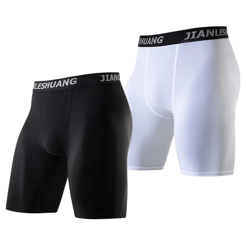 Short taille élastique hommes adolescents sport longue course fitness basket football