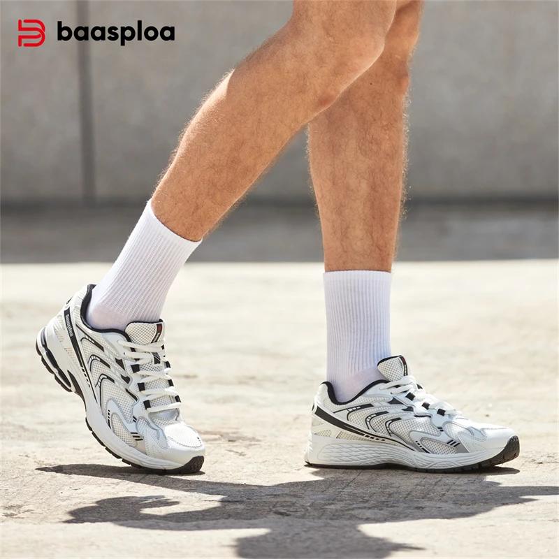 Chaussures de Course Homme Baasploa - Mode Été Respirante Amortie pour Sport Vintage