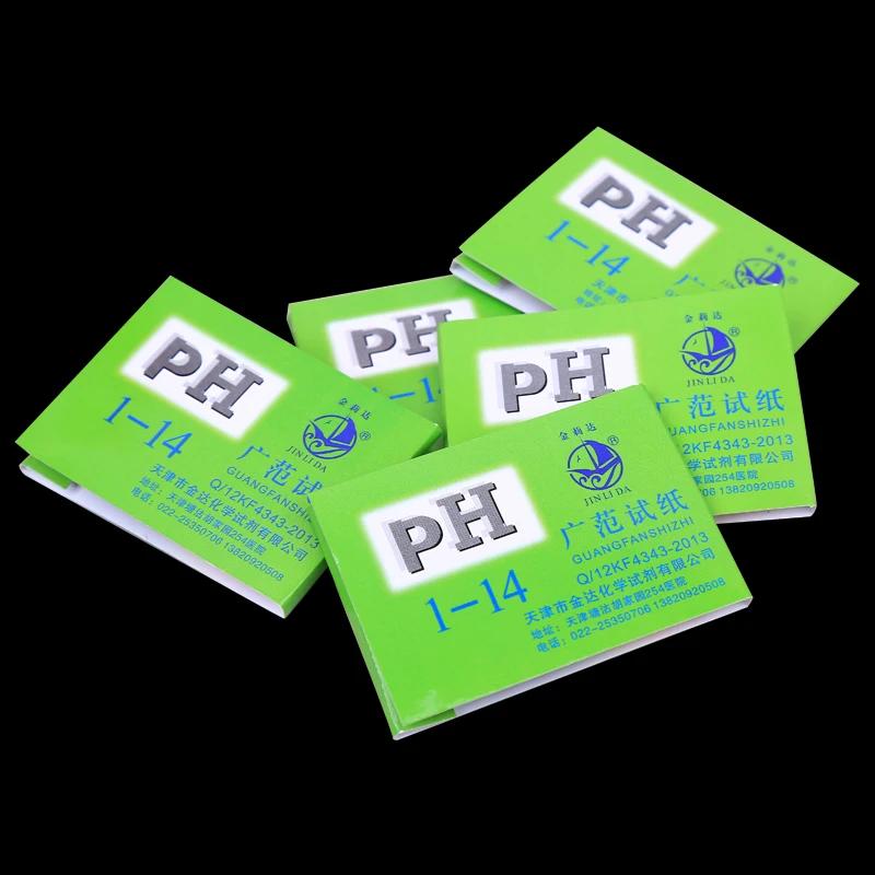 Bandelettes de Test de PH, 80 bandelettes/paquet, contrôleur de PH complet, indicateur 1-14st, teste