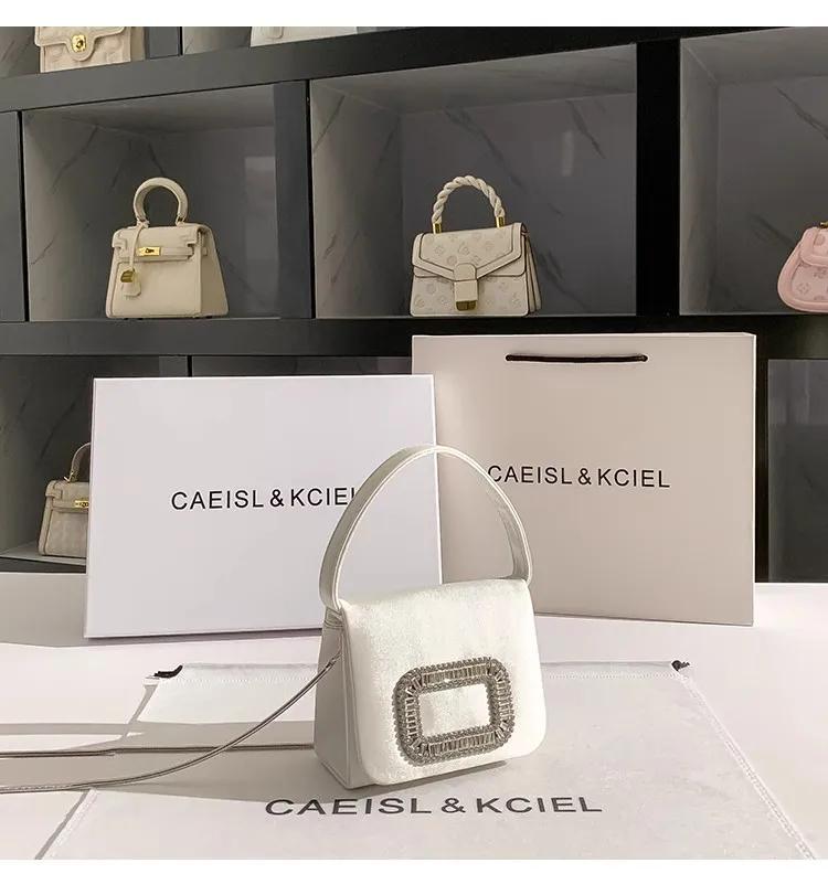 Sac à main à paillettes et diamants brillants pour femmes, Mini sac de luxe en Satin de bonne qualit