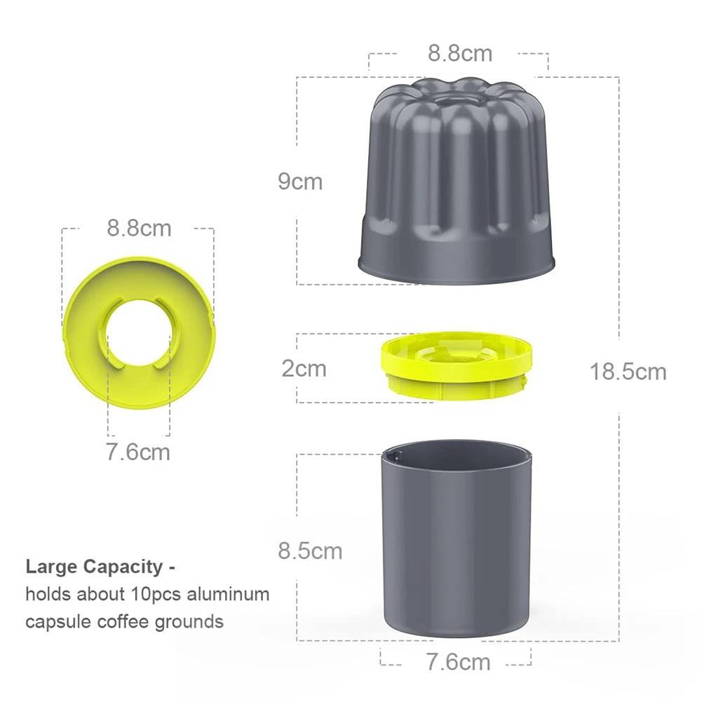 Boîte de recyclage de capsules de café, petite taille, outil Bungalow E27, délit