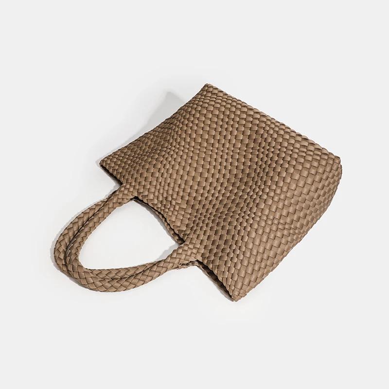 Sac pour femmes de grande capacité, sac à bandoulière en Nylon tissé à la main de qualité supérieure