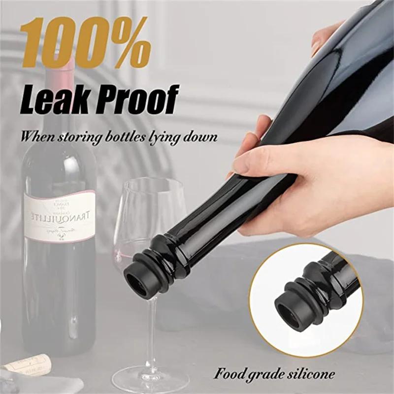 Bouchons de vin pour économiseur de vin, pompe à vide, bouchon de vin en caoutchouc de qualité, gard