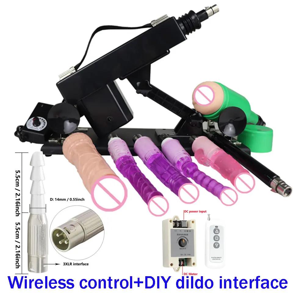 DORCH-Machine Sexuelle Complète pour Femme, Pistolet à Pompage existent, 3XLR, Adultes avec Gros God