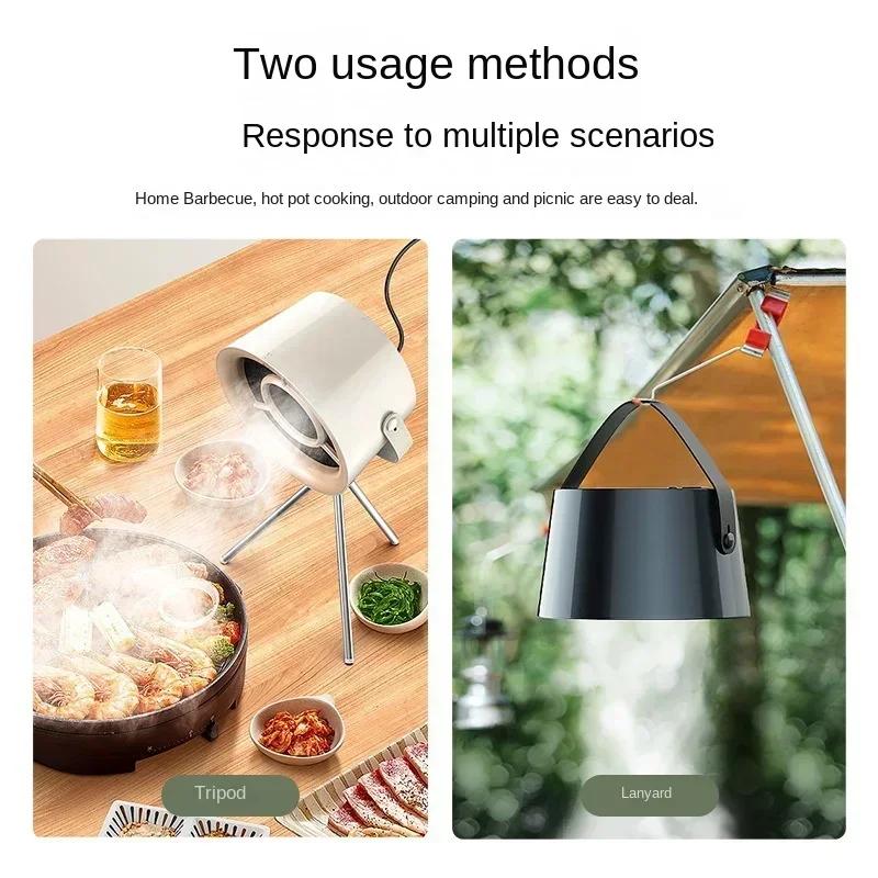 Nouvelles hottes de bureau USB, ventilateur d'extraction Portable alimenté par USB, petite hotte de