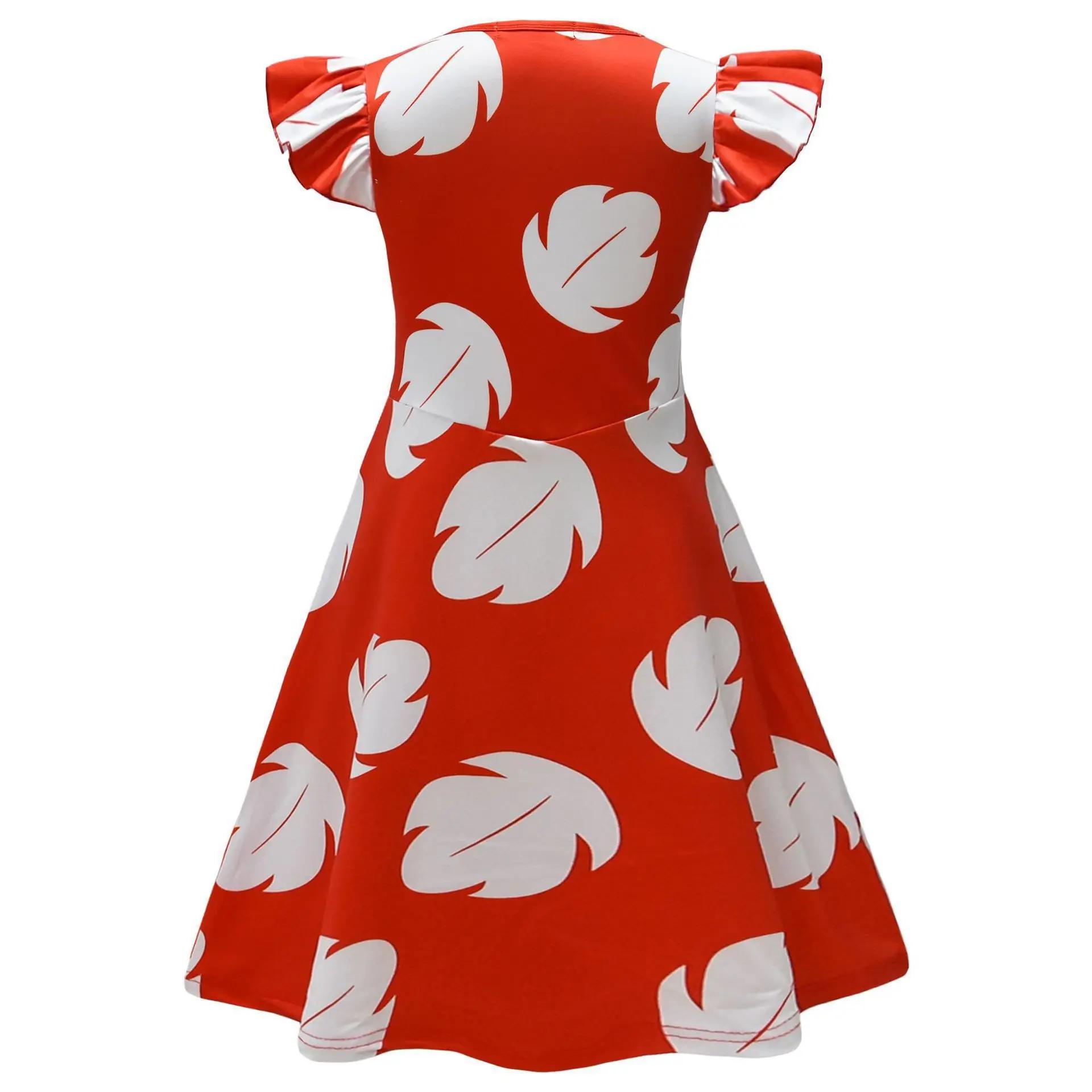 Robe de Cosplay Lilo pour filles, Costume de film de dessin animé, spectacle sur scène, fête de carn