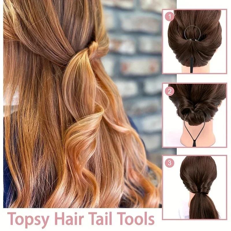7 pièces/ensemble accessoires de beauté des cheveux poils queue de Rat bord peigne brosse à sourcils