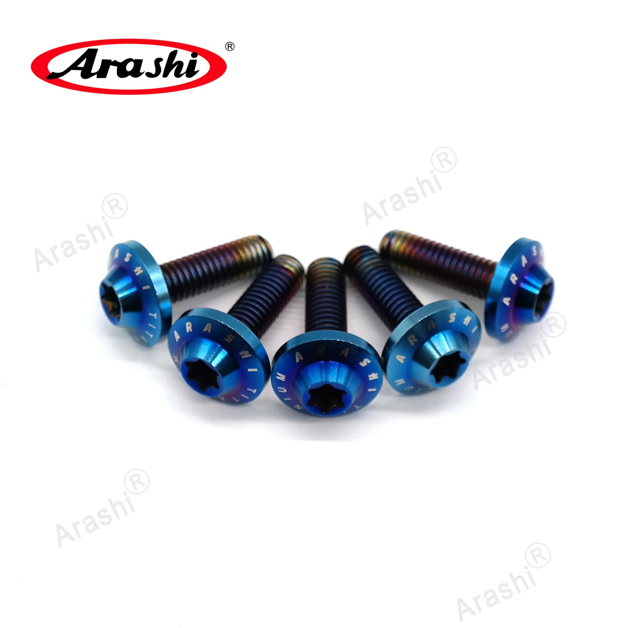 Arashi M6 / M8 Boulon De Montage En Titane Disque De Frein Rotor Disque Vis Pour YAMAHA MT03 MT-07 M