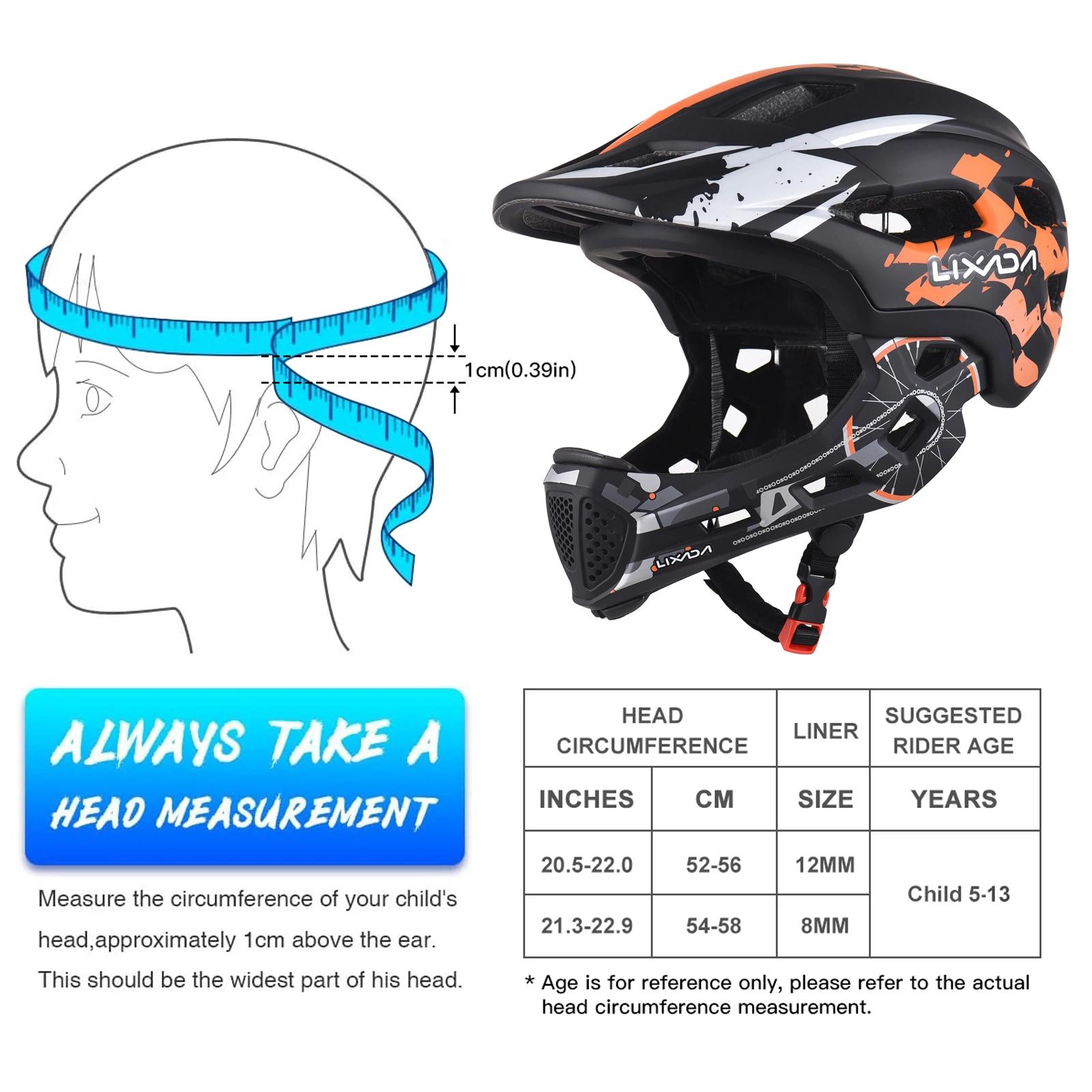 Casque de vélo intégral pour enfants, poignées amovibles, casque de vélo réglable, accessoires de vé