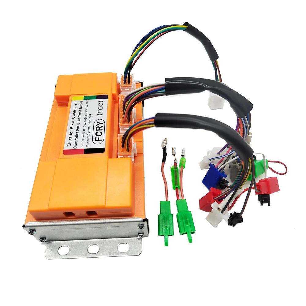 Contrôleur cc sans balais pour vélo électrique 48V 60V 2500W, contrôleur à onde sinusoïdale 72V 3000