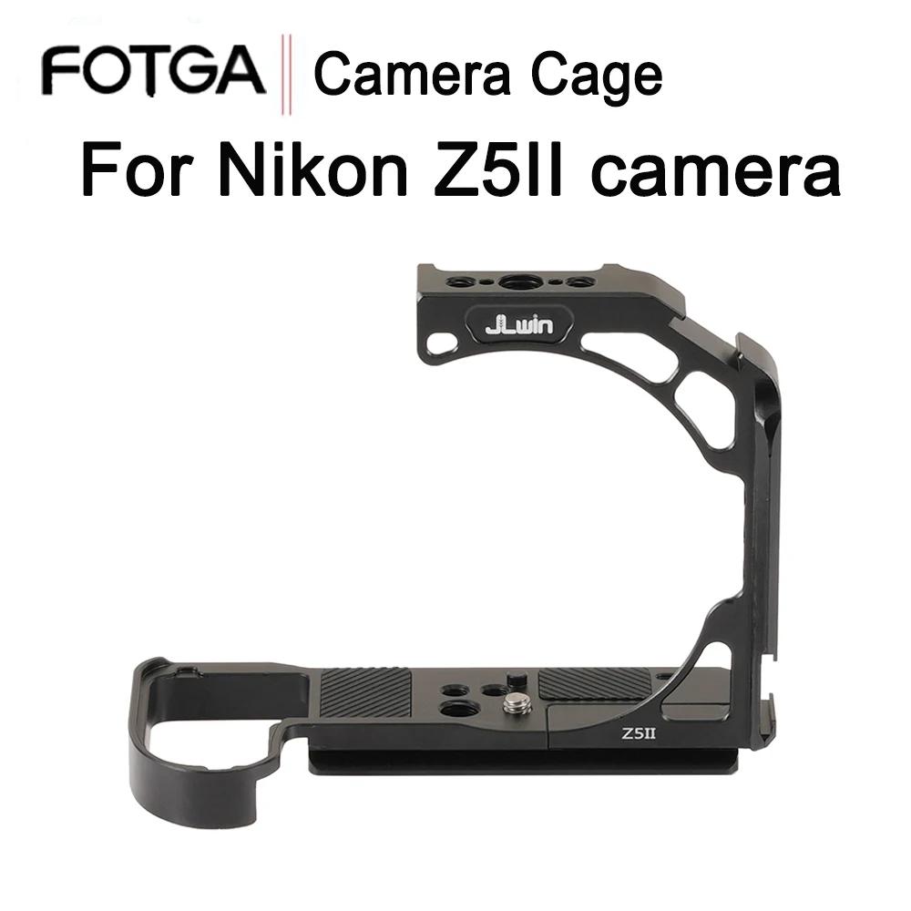 FOTGA Z5II Cage de caméra pour Nikon Z5 II poignée latérale de caméra poignée supérieure plaque de d