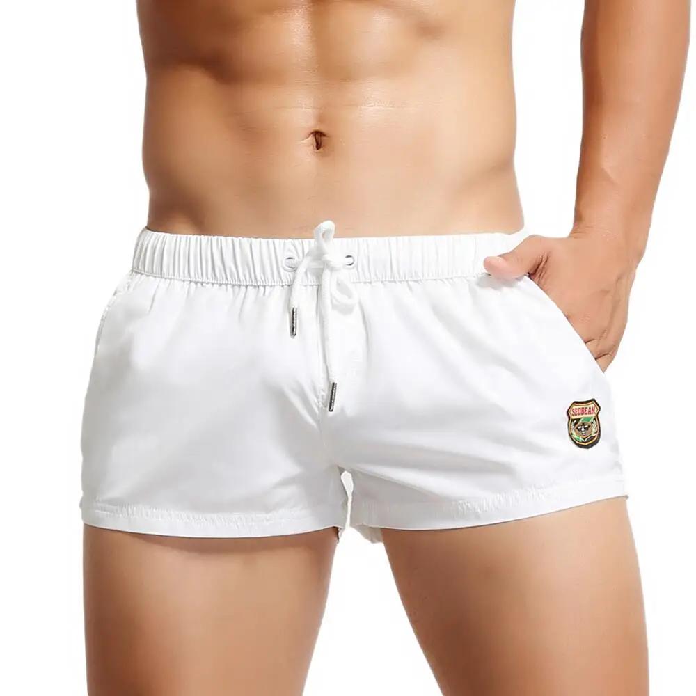 SEOBEAN maillots de bain à séchage rapide pour hommes Shorts de plage été Surf Fitness conseil tronc