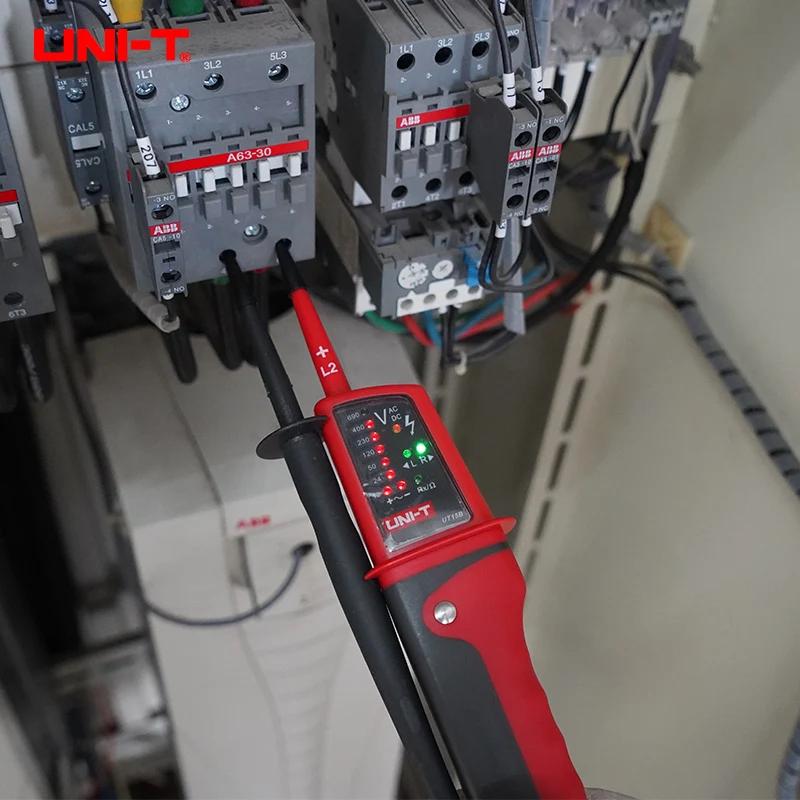 UNI-T testeur de tension UT15C UT18C UT18D sonde Volt indicateur mètre phase séquence continuité ten