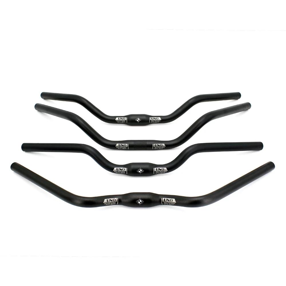 UNO vélo hirondelle guidon M Type en alliage d'aluminium 31.8*600/610/620mm noir argent rétro confor