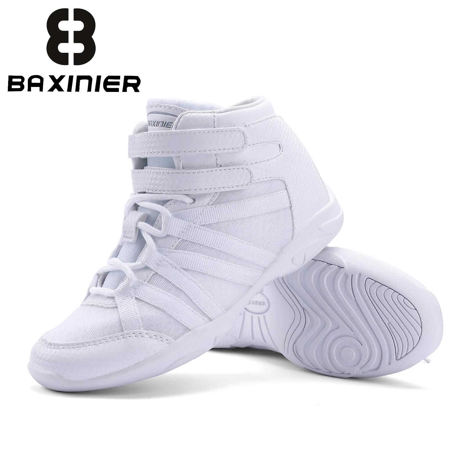 BAXINIER – chaussures montantes blanches pour filles, baskets de danse légères pour compétition de j