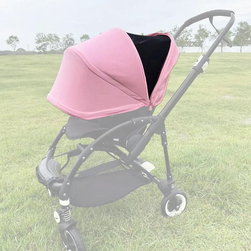 Auvent solaire pour Bugaboo Bee3 Bee5, pare-soleil pour poussette, Textile avec fenêtre en maille, t