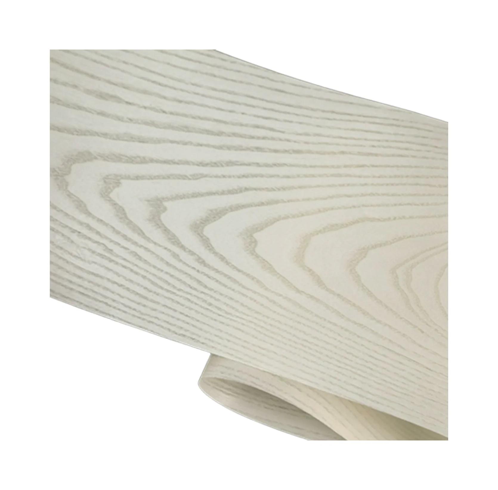 Feuilles de placage de bois blanc naturel, L:2.8 mètres, Largeur: 210mm T:0.3mm, Décoration de porte
