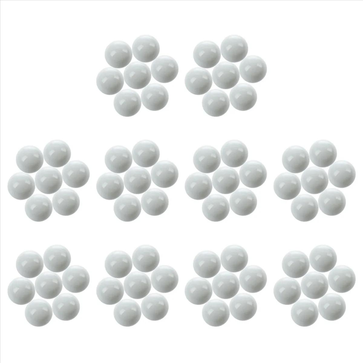 BAAU 100 pièces billes 16mm billes de verre culotte boules de verre décoration couleur pépites jouet