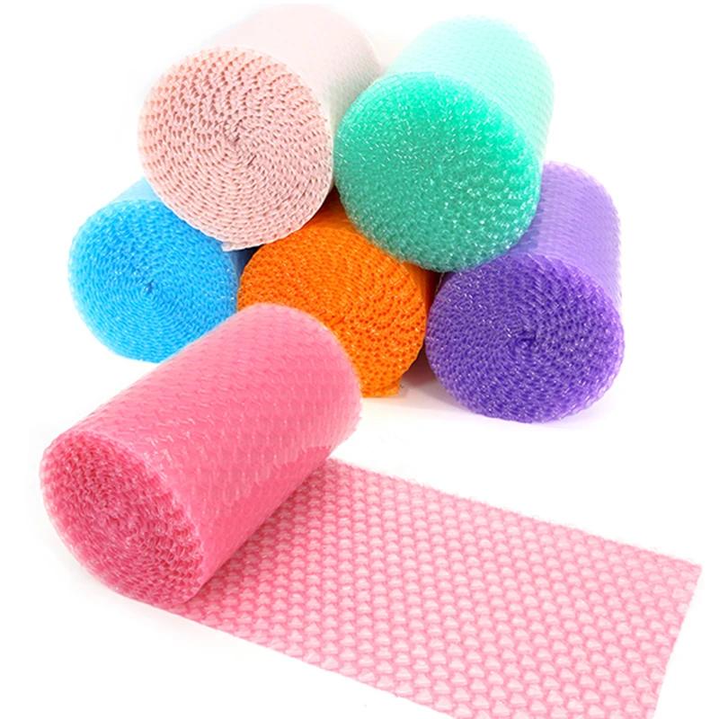 Emballage à bulles en forme de cœur, rose et bleu, 20cm x 5 mètres, emballage antichoc pour boîte à