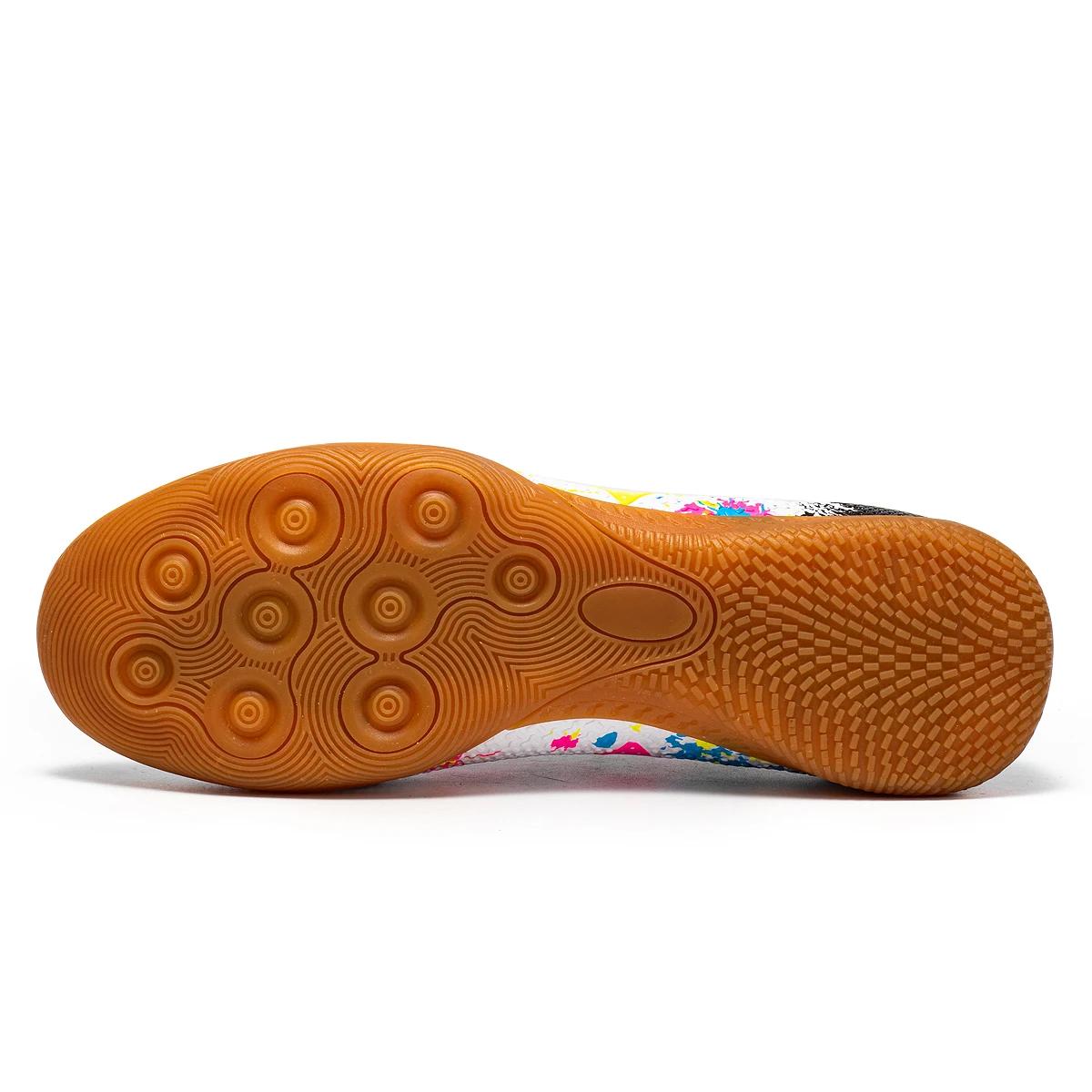 Chaussures de Football professionnelles à fond plat pour hommes, chaussures d'entraînement confortab