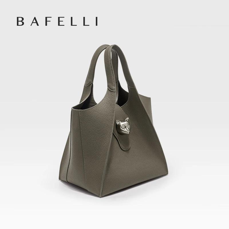Sac à main fourre-tout de voyage BAFELLI 2026 pour femme en cuir véritable, sac à main unisexe de lu
