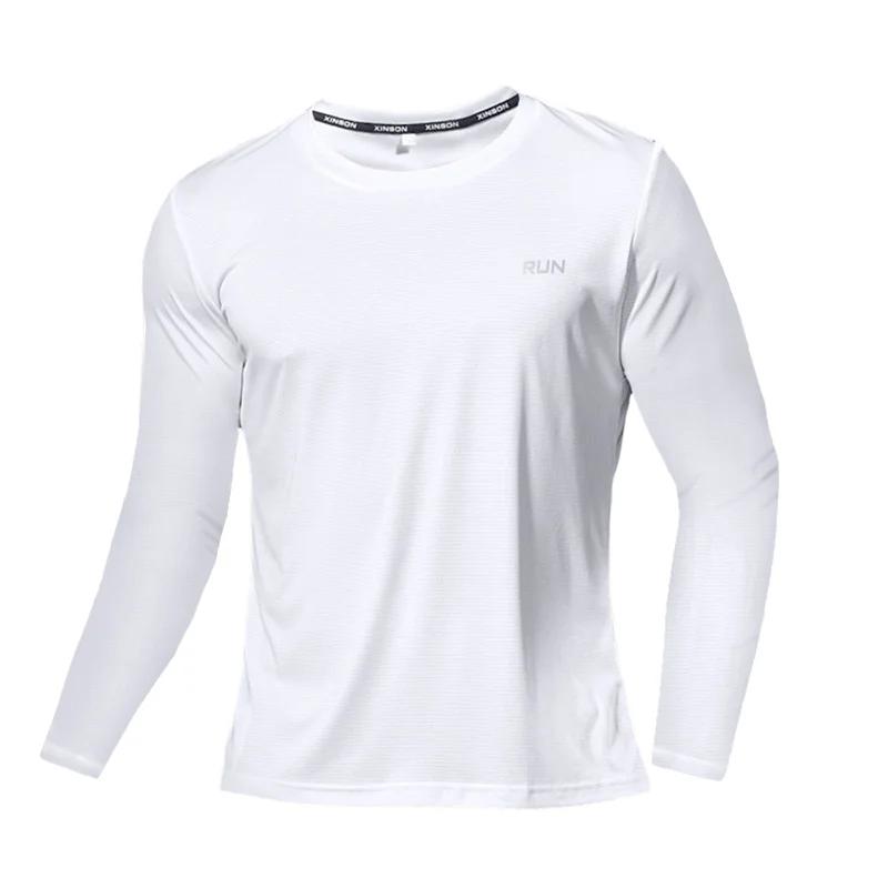 Vêtements à séchage rapide T-Shirt à manches longues pour hommes respirant Absorption de la sueur sé
