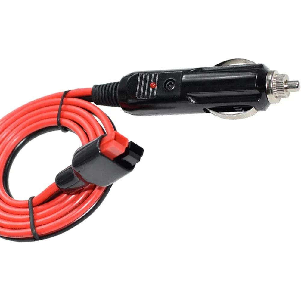 Prise allume-cigare de voiture, câble d'extension de 95cm, adaptateur de chargeur de batterie 14awg,