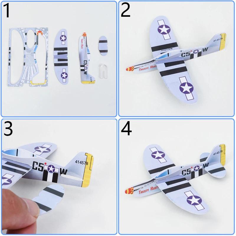 Planeurs avions en mousse à assembler, jouets d'avion, cadeaux d'anniversaire pour enfants, cadeaux