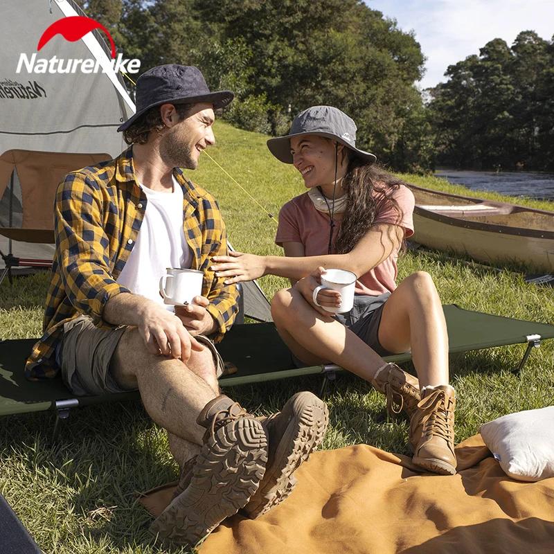 Natureifa Xjc05-Lit de Camping Pliant, Compact, Ultraléger, Voyage, Pêche, Plage, Couchage en Plein