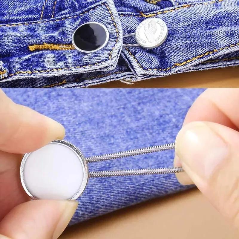 Bouton d'extension de taille télescopique, bouton détachable, Extension de taille, bouton de réglage