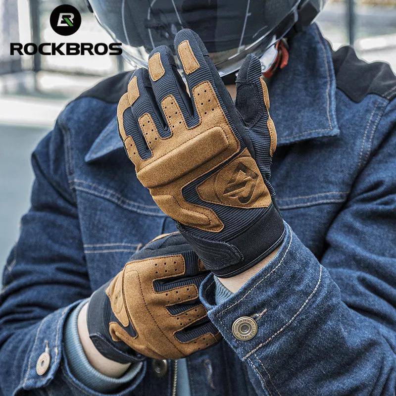 ROCKBROS – gants de vélo respirants et antidérapants, antichocs, en Polyester, confortables, équipem