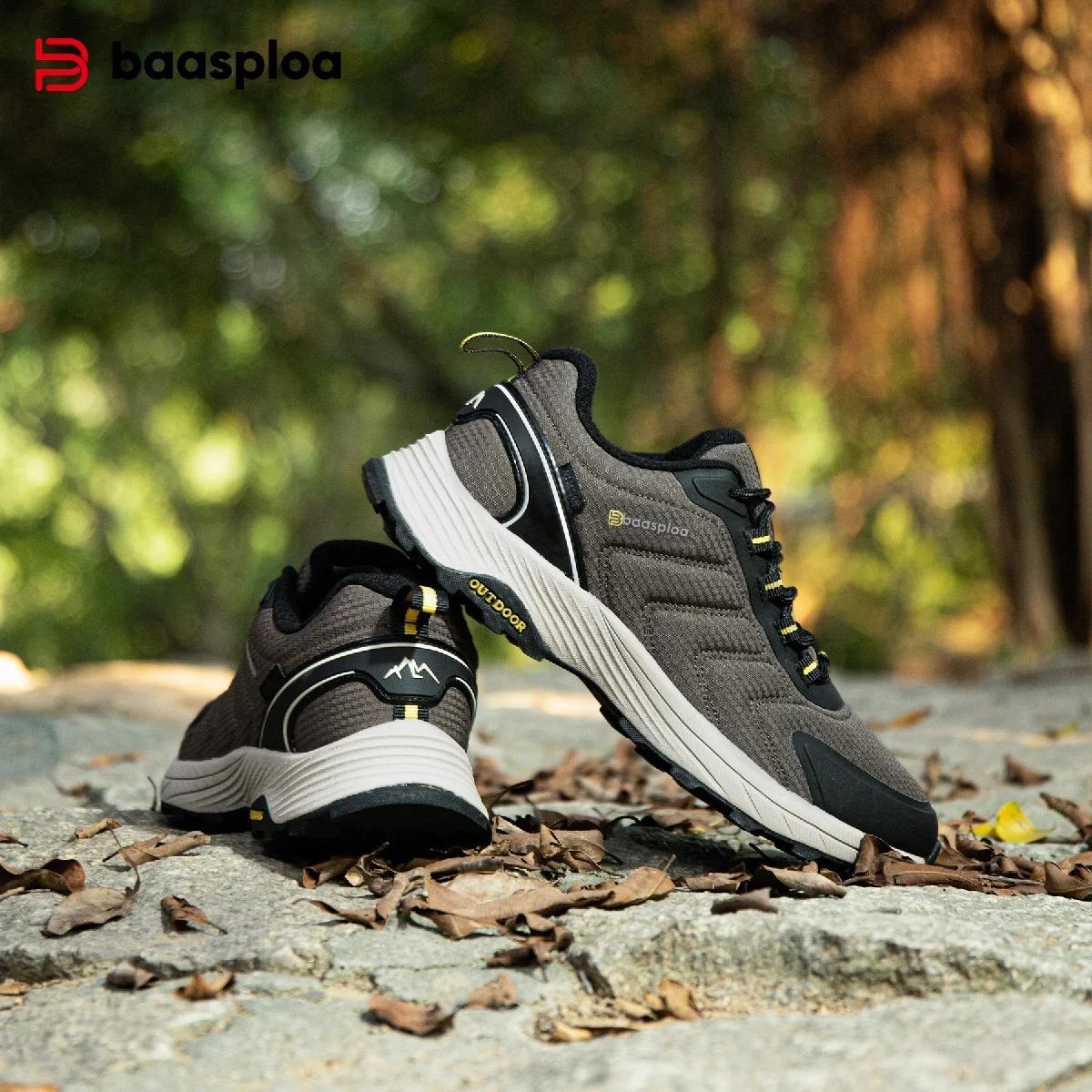 Chaussures randonnée homme Baasploa : qualité supérieure pour trekking, escalade imperméable