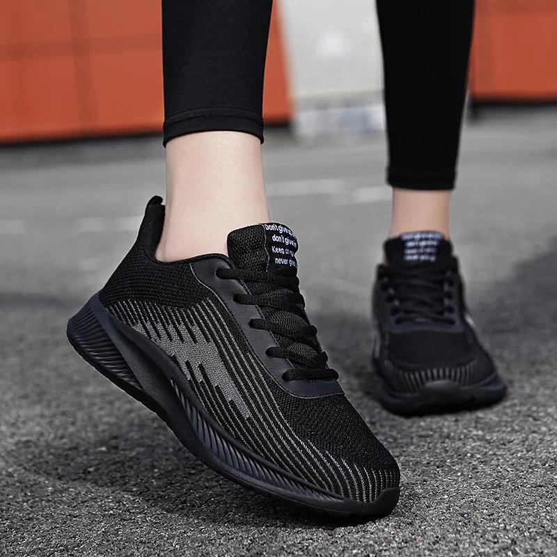 Baskets de course maille rouge - Chaussures sport légères antidérapantes grande taille 47