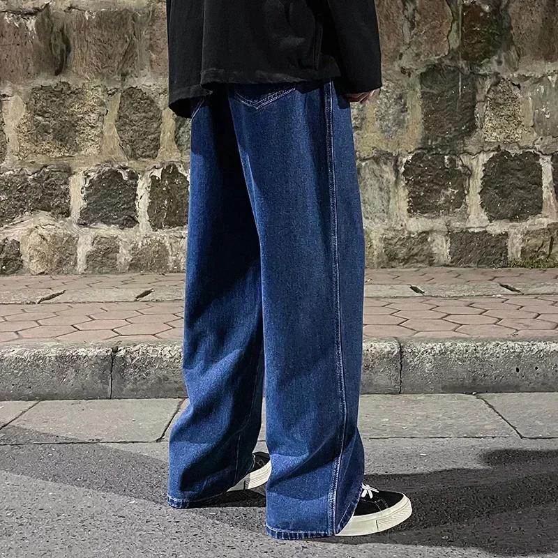 Jean ample pour hommes, Streetwear, Style coréen, mode, ample, droit, jambes larges, vêtements de ma