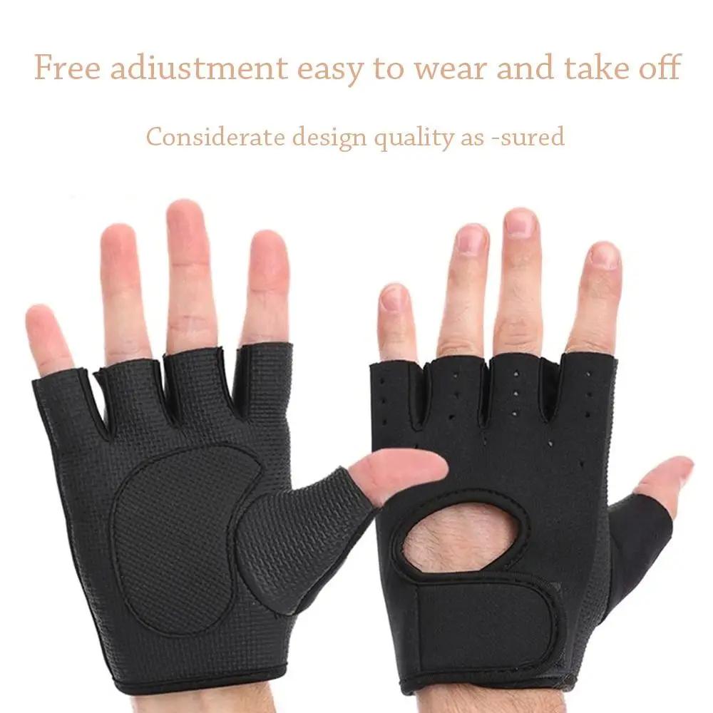 WePackage-Gants de levage demi-doigts pour hommes et femmes, gants de fitness respirants, coussin de