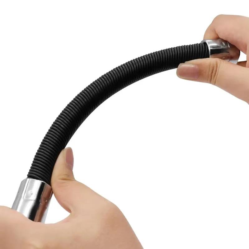 Clé électrique adaptateur élastique, arbre souple universel, clé à cliquet rapide, tige d'extension