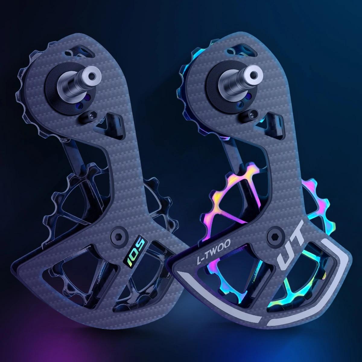 Ultegra Hatchace-Jeu de roues de poulie jockey en fibre de carbone pour vélo, roulement en céramique