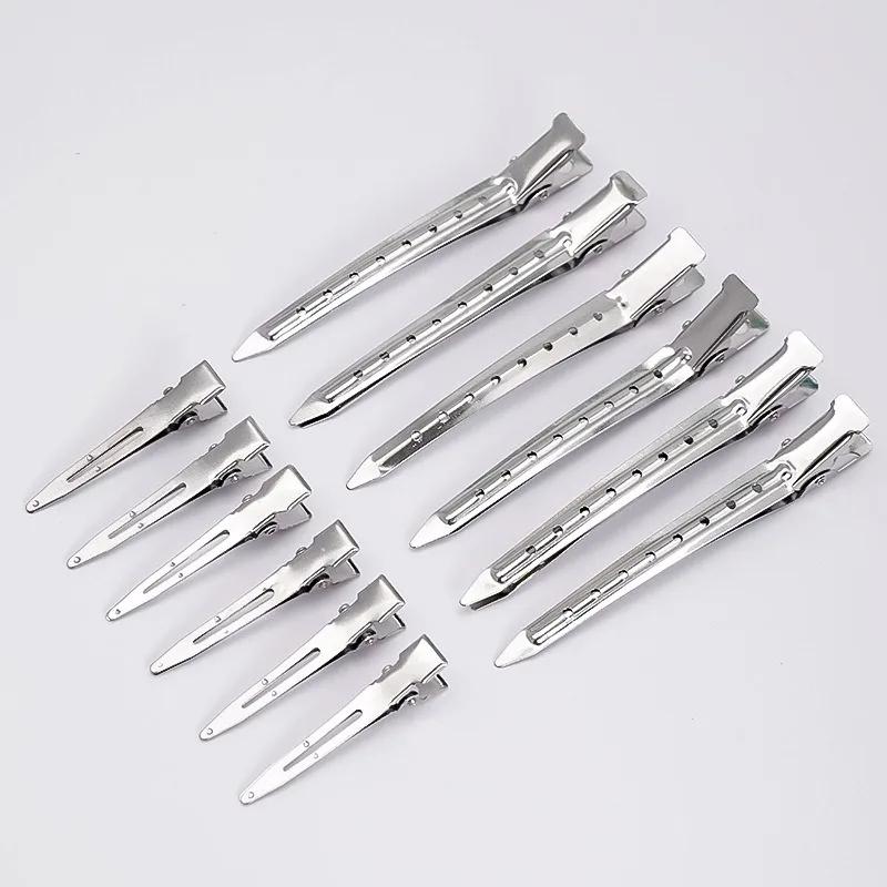 Pinces à cheveux Barrettes en métal, 5/10 pièces, pinces de sectionnement pour coiffure, barbier, co