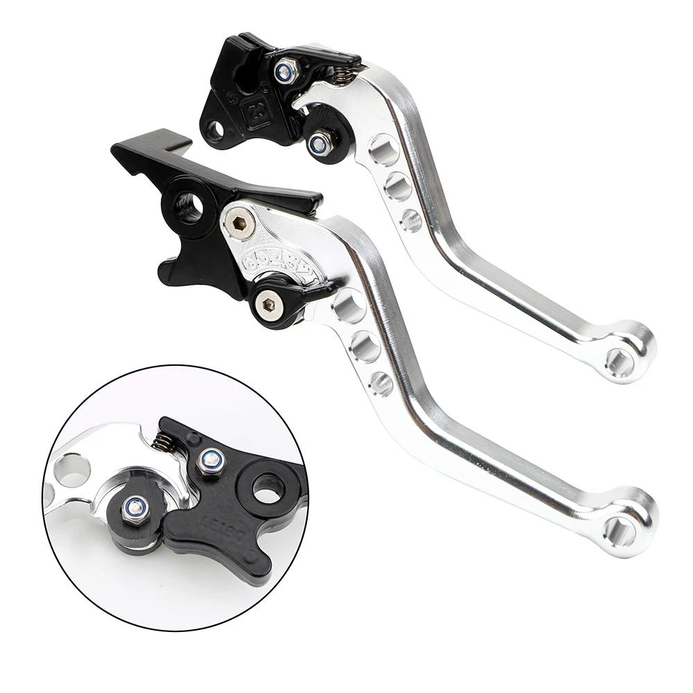 Leviers de frein universels pour moto, klaxon modifié, levier à main réglable, accessoires de moto,