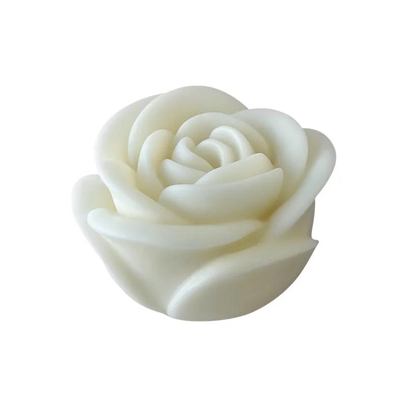 Moule à bougie en Silicone, nouvelle fleur 3D, fleur de pivoine, savon, gypse, résine, moulage, bric