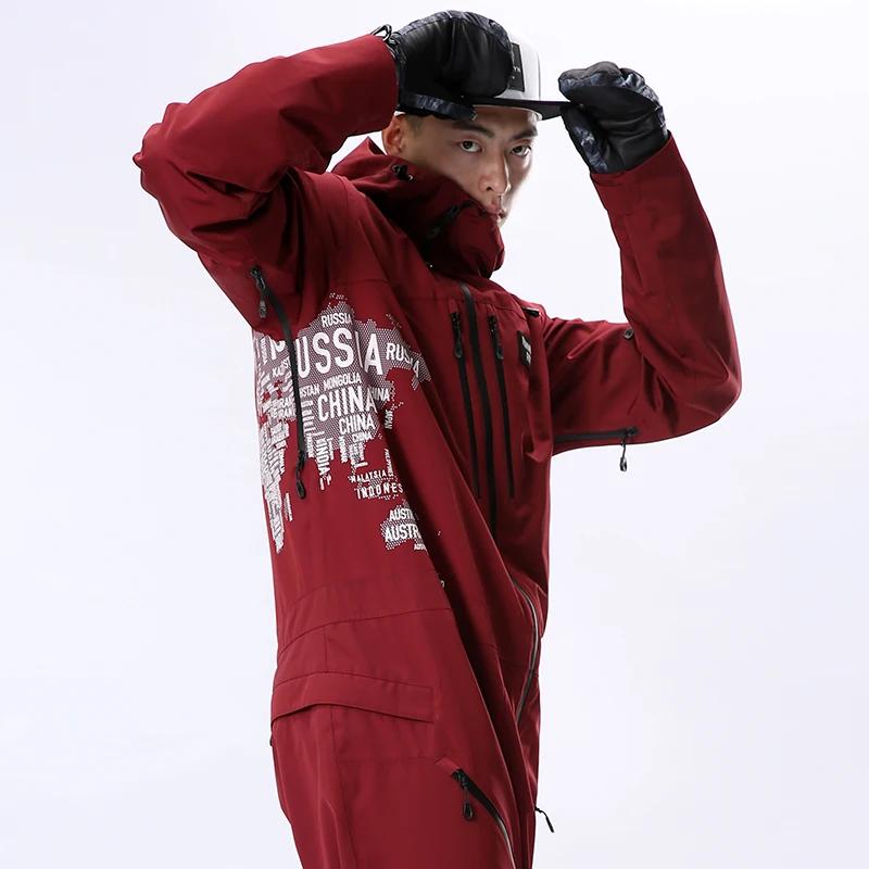 RUNNING RIVER marque veste imperméable pour hommes Snowboard costume hommes Snowboard combinaison ve