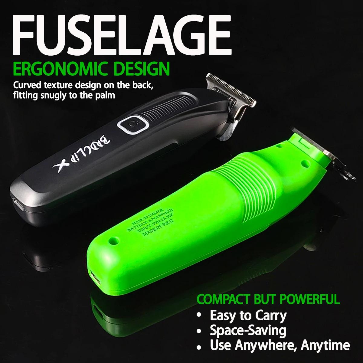 BRDCLIP FA1981 7500 tr/min professionnel X tondeuse à cheveux 0 Distance DLC lame barbier 1500mAh fi