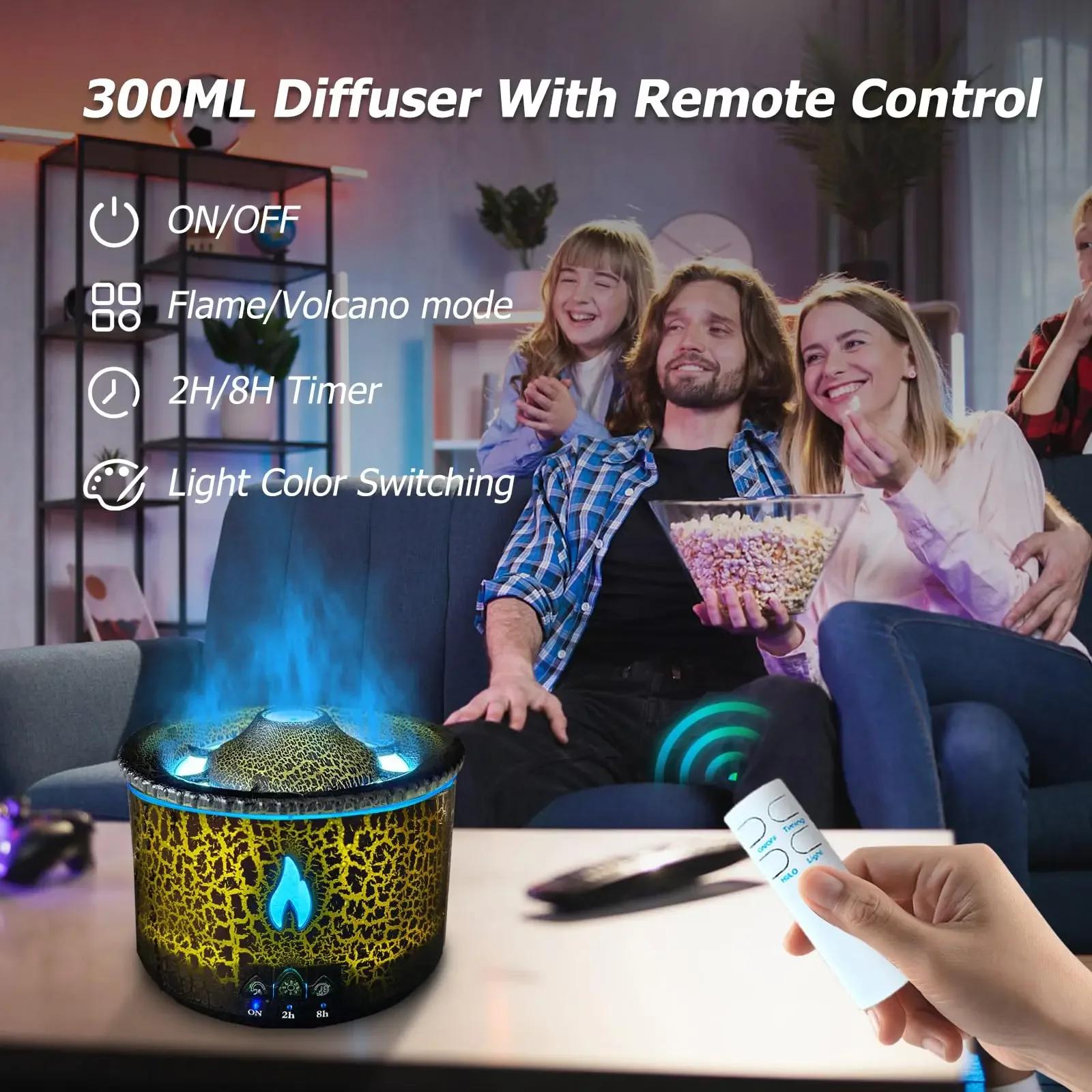 Humidificateurs d'air à flamme constants ique, diffuseur d'arômes, humidificateurs de château essent