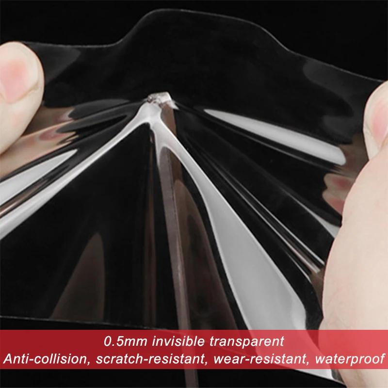 Autocollants de protection de porte de voiture, autocollants transparents de vélo, bande de protecti