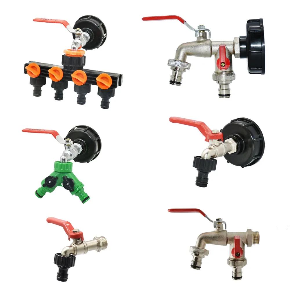 Adaptateur de robinet de réservoir IBC Durable, filetage grossier S60 * 6 vers connecteur d'eau 1/2