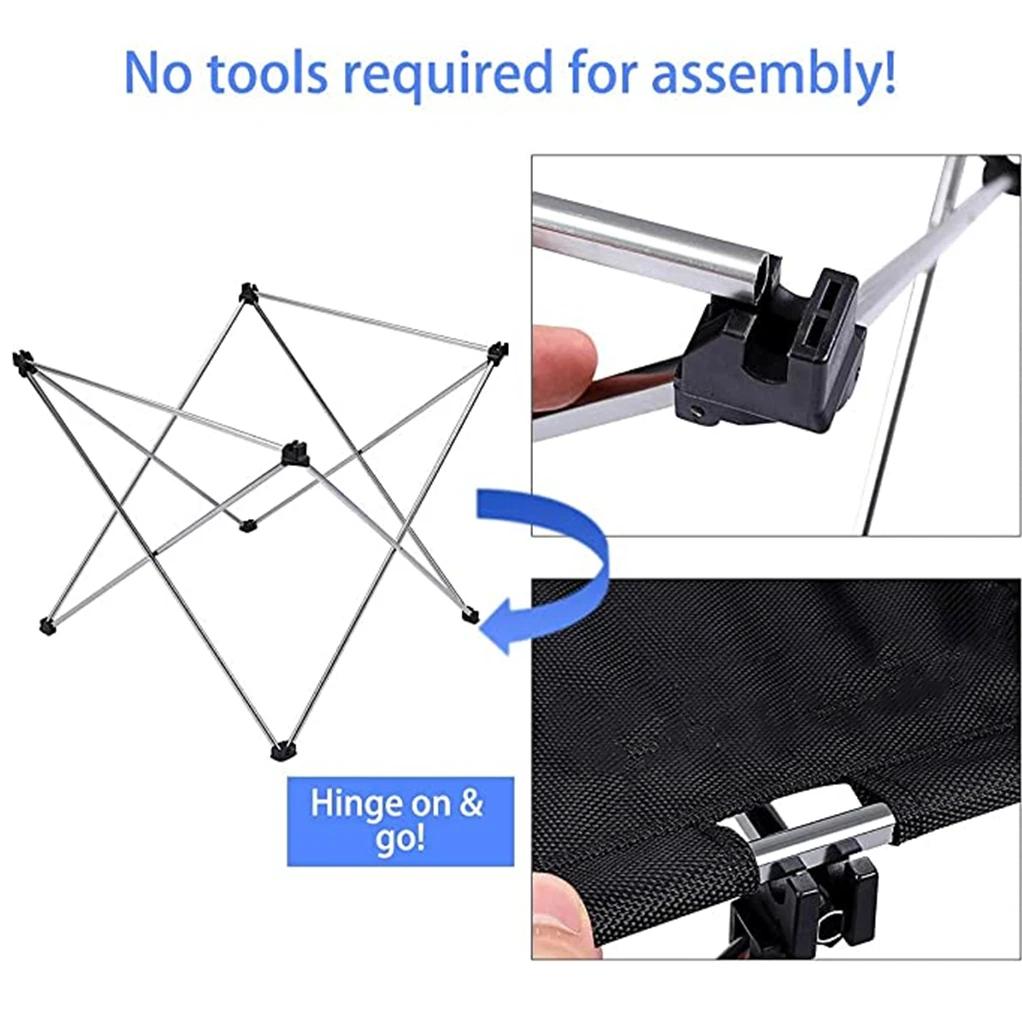Table de Camping pliante portative ultralégère Tables enroulables compactes avec sac de transport po